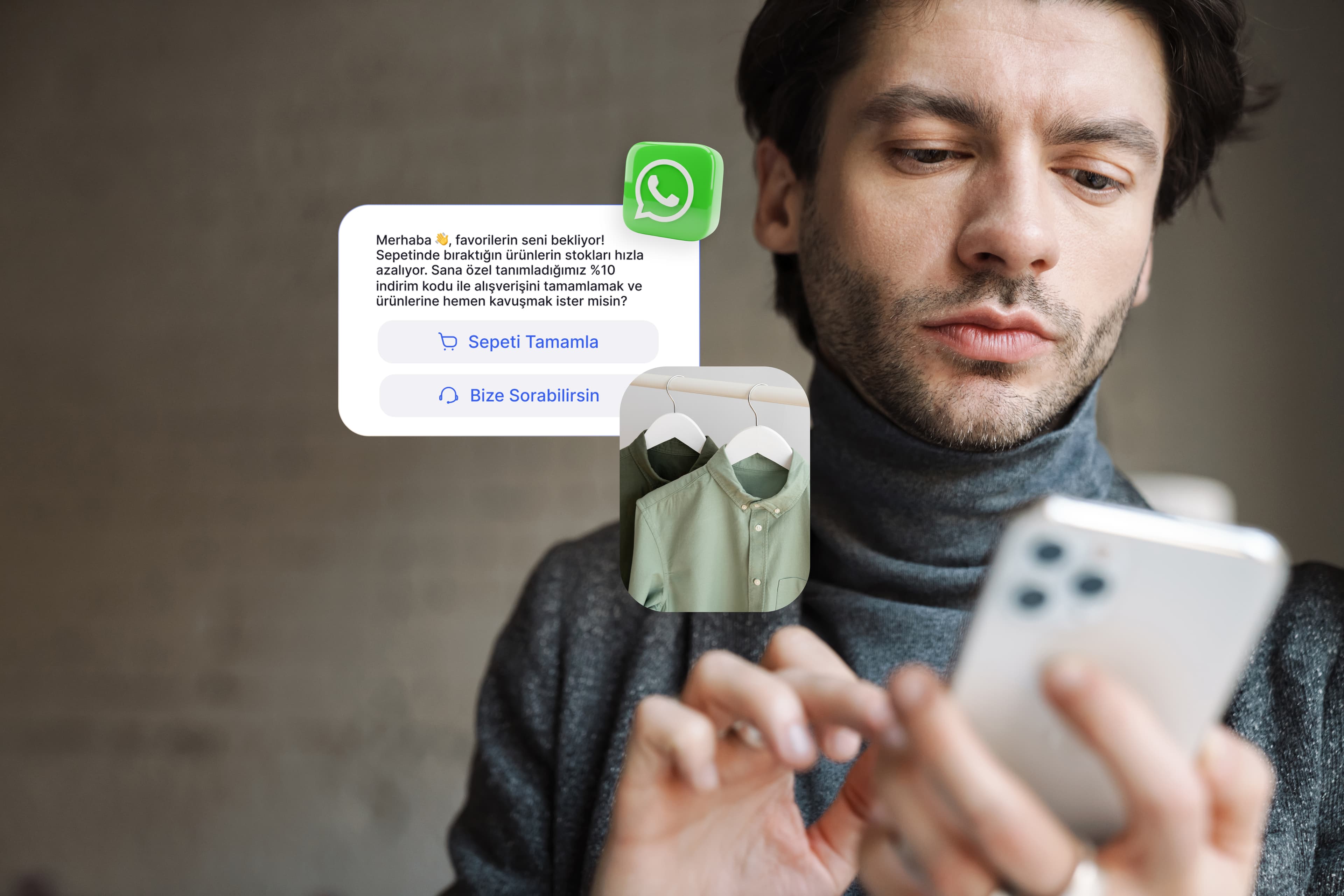 Whatsapp sepet hatırlatmaları